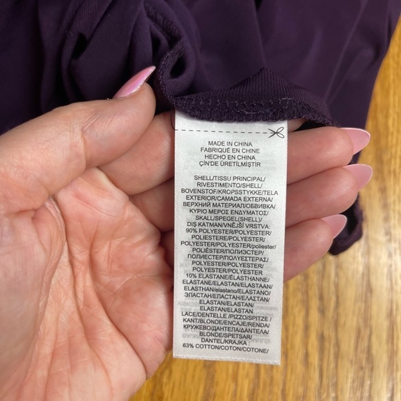 Ralph Lauren Women's Purple Velvet Evening Gown Dress Size 12 - Picture 9 of 10